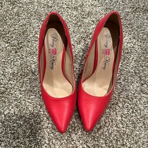 Red stiletto heels